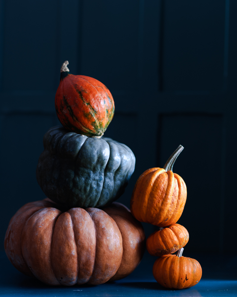 Photograph of still life of pumpkins for Sainsbury