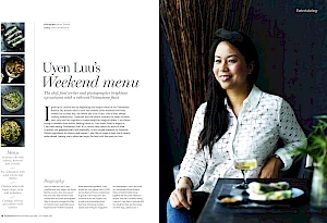 Uyen Luus portrait for Waitrose Magazine