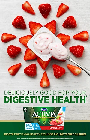 Danone, Activia Digestive Health Strawberry Yogurt