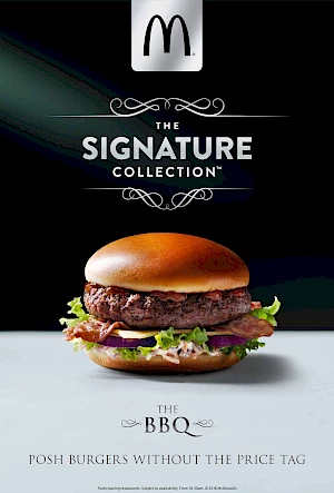 Advert McDonalds Signature Collection - The BBQ