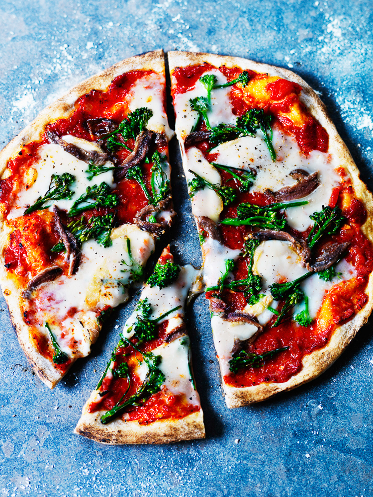 Broccoli Parma Ham Pizza