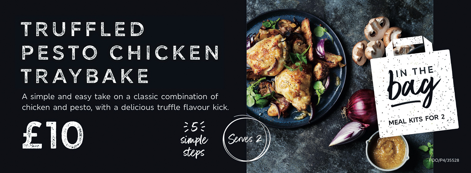 M&S Truffled Pesto Chicken Traybake