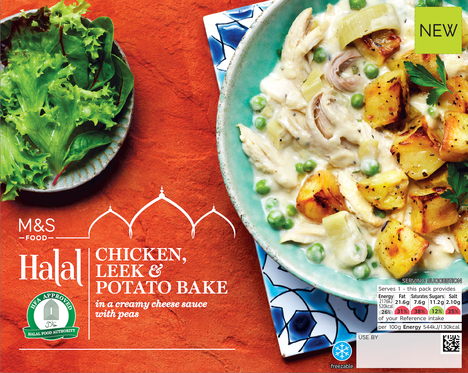 Chicken Leek & Potato Bake