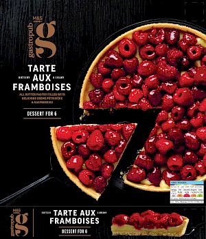 M&S Gastropub Tarte Aux Framboises