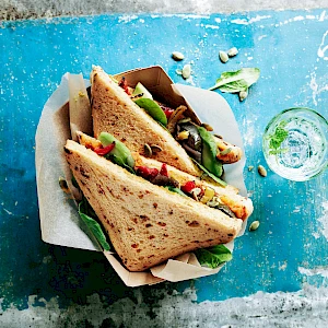 Marks and Spencer's Plant Kitchen, Vegan, Roasted Vegetable Avocado Sandwich