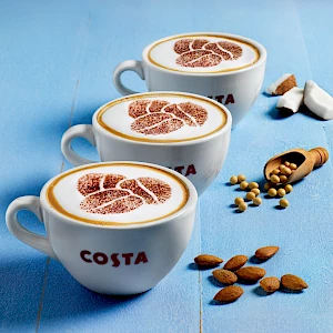 Costa Dairy Alternative Milk Range of Cappuccinos