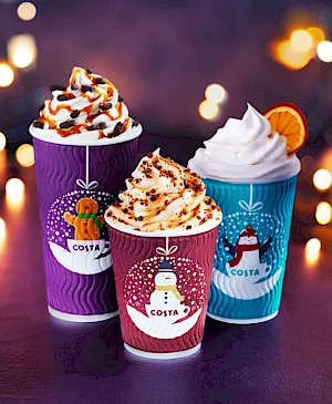 Costa Takeaway Christmas Drinks