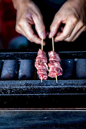 Japanese Hida Beef Skewers