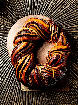 Chocolate Orange Babka shot for BBC Good Food Magazine