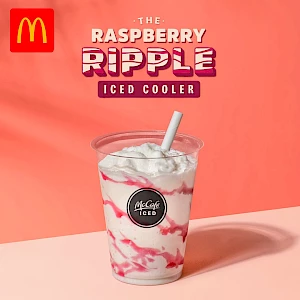 McDonald's Raspberry Ripple Iced cooler