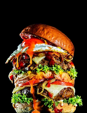 Mega dirty burger