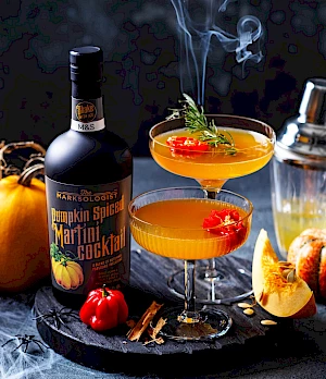 Halloween Marksologist spiced pumpkin cocktail