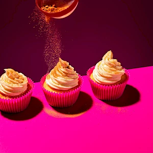 madhuka powder 3 cupcakes sprinkle